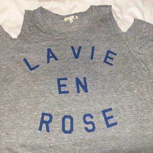 SUNDRY SLIT SHOULDER SHIRT